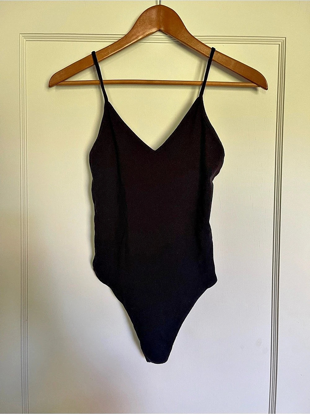 BP Black spaghetti strap bodysuit